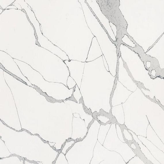 superfícies de quartzo com padrão de prata
